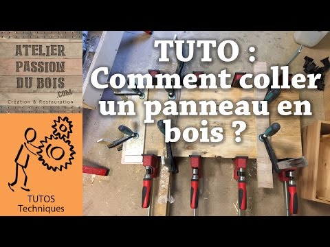 TUTO: COMMENT COLLER DES PLANCHES DE BOIS POUR FAIRE UN PANNEAU