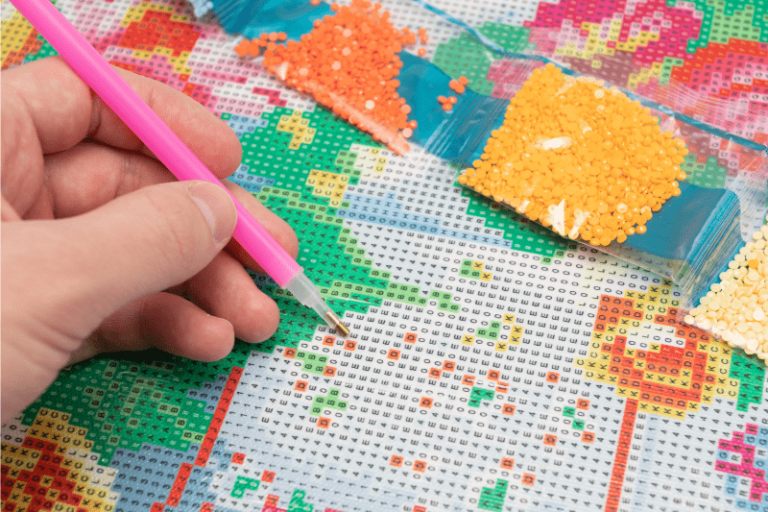 CarlonLin 4 Pièces Diamond Painting Enfants, DIY Diamant Painting Enfant Jouet Cadeau Fille 4 5 6 7 8 9 10 11 12 Ans, Peinture Diamant Enfant Kit Complet pour Décoration Murale D'IntéRieur