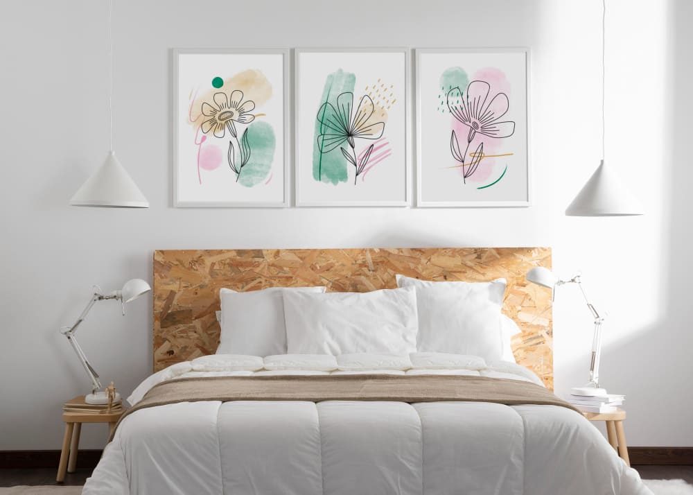 lit double chambre parentale