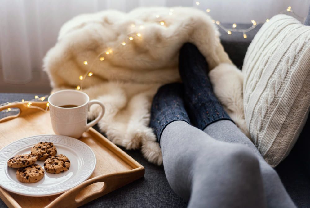 moment de détente cocooning