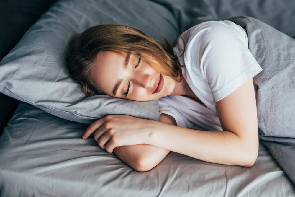 fille en train de dormir