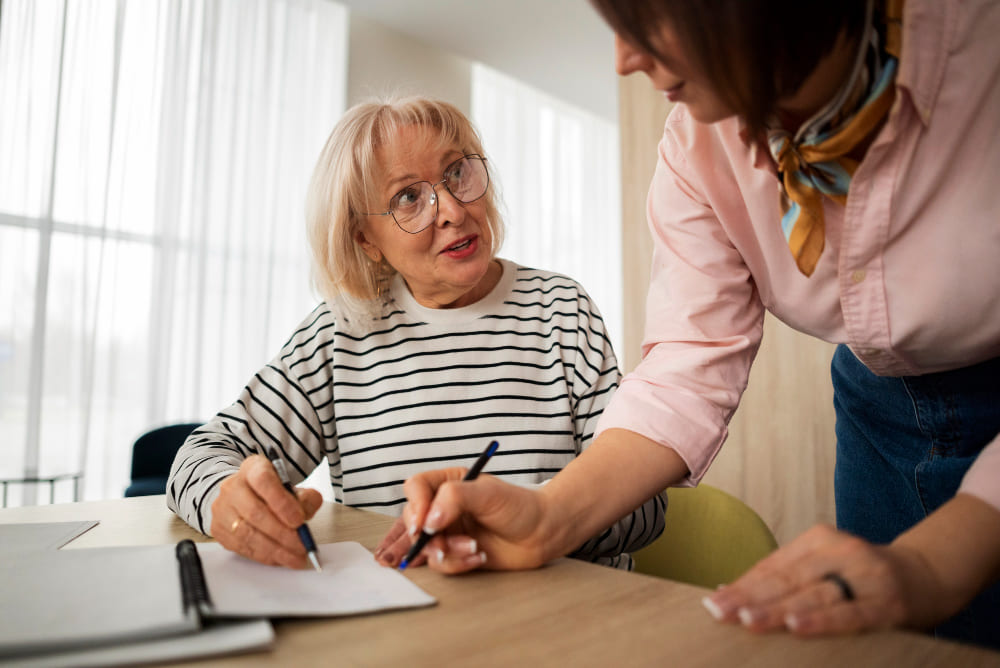 signature d'un contrat d'aide a domicile