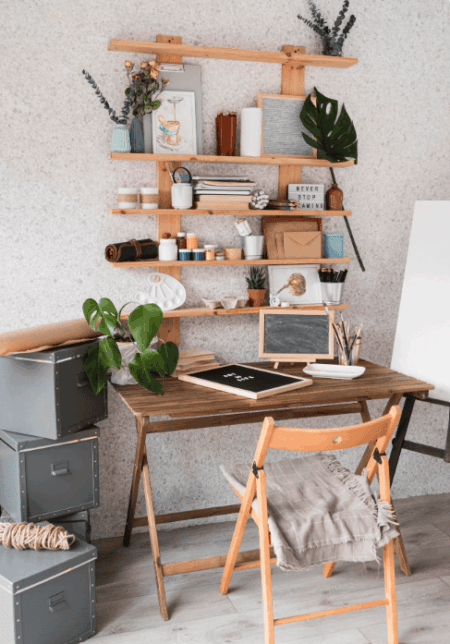 bureau avec rangements